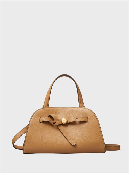 Small Romy Pebbled Leather Bowling Bag TORY BURCH | 179989227